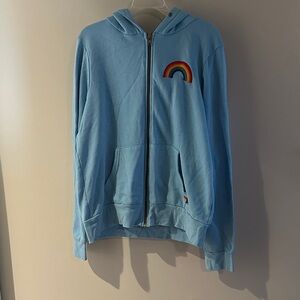 Aviator Nation Embroidered  Rainbow Hoodie